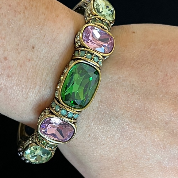 HEIDI DAUS Bracelet Swarovski Crystal Bracelet Slip On - Classic ~Gorgeous! - Picture 15 of 15